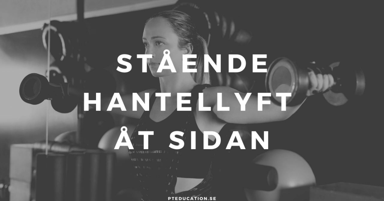 Stående hantellyft åt sidan